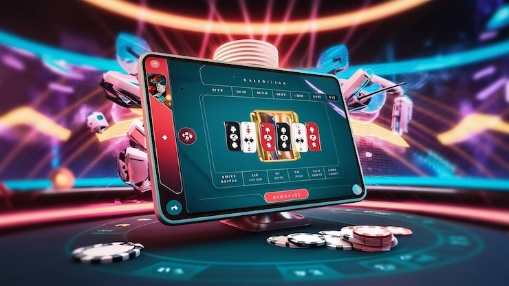 Studio live Sic Bo Dadu di bigcoin88 dengan dealer dan tiga dadu dalam wadah kaca
